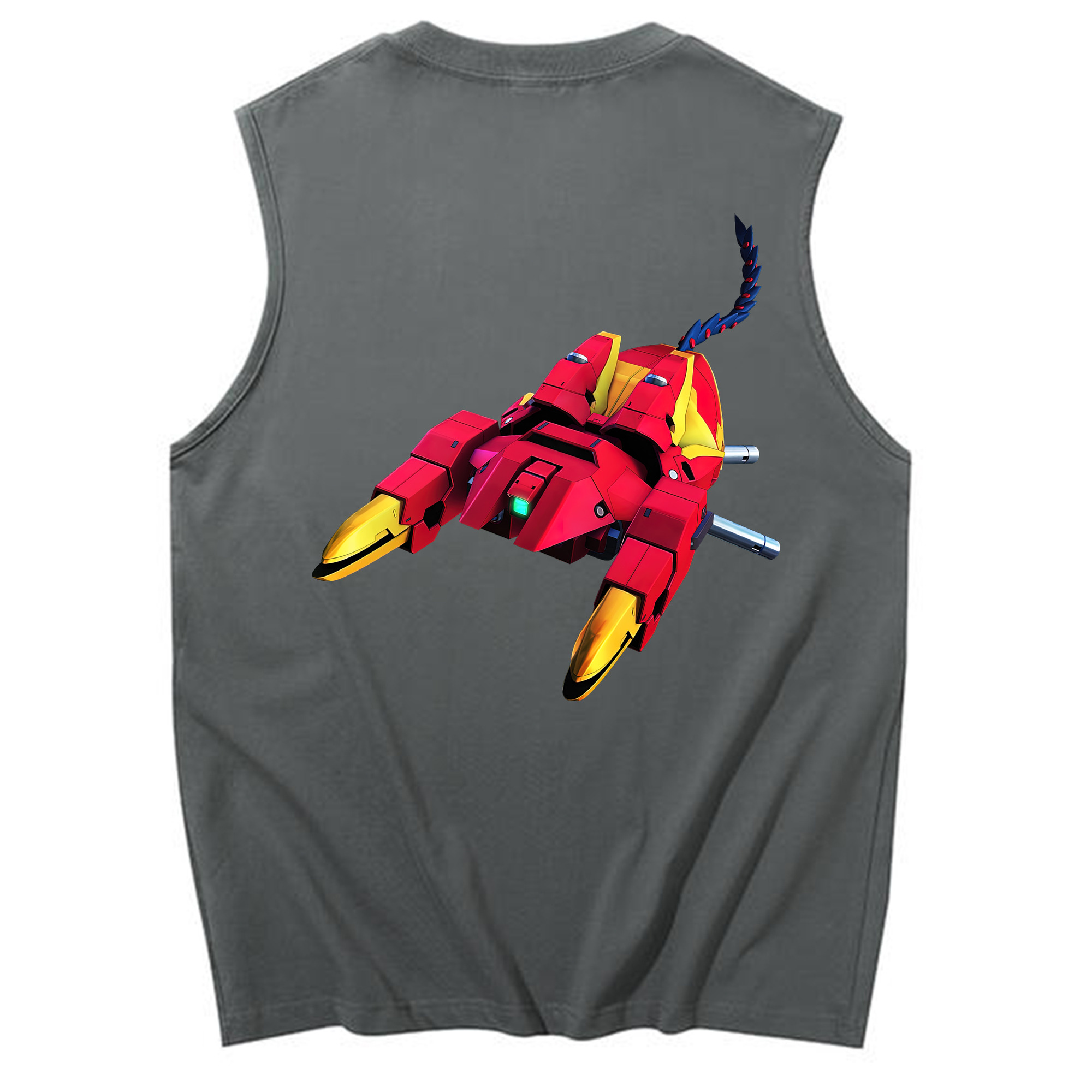 （画像用） 機動戦士ガンダム Mobile Suit Gundam コットン100％タンクトップ（背面プリント）